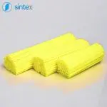Rurki plastikowe w kolorze żółtym